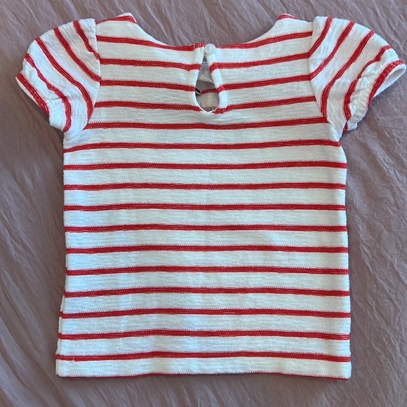 Janie and Jack 12-18 month short sleeve shirt and ruffled pocket legging - Picture 4 of 7